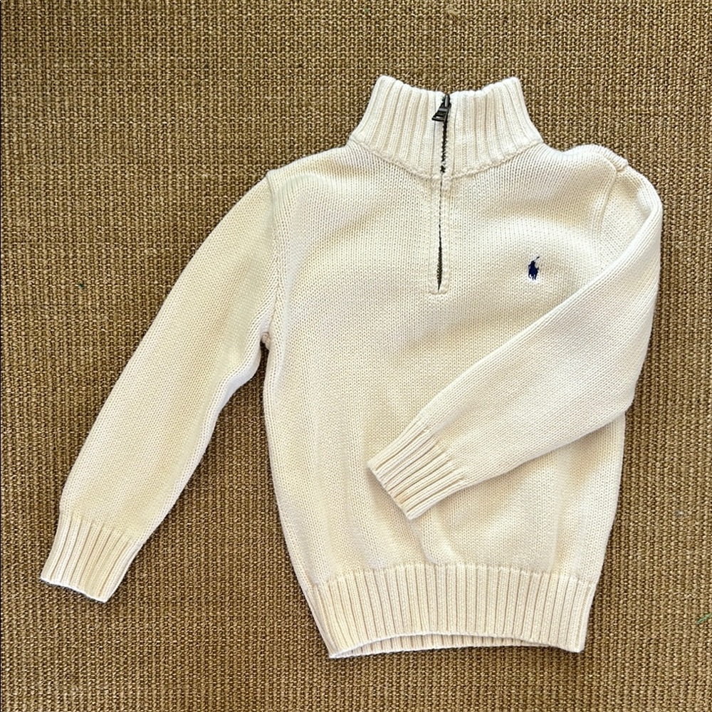 Polo Boys Quarter Zip Sweater